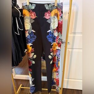Alice + Olivia Andrew Floral Pant